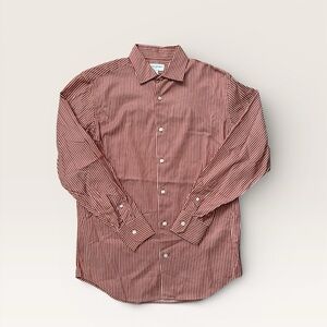 Men’s Banana Republic Red Striped Casual Button Down Shirt C232